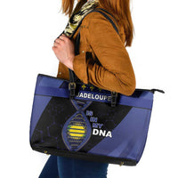 Guadeloupe Is In My DNA Leather Tote Bag - Wonder Print Shop