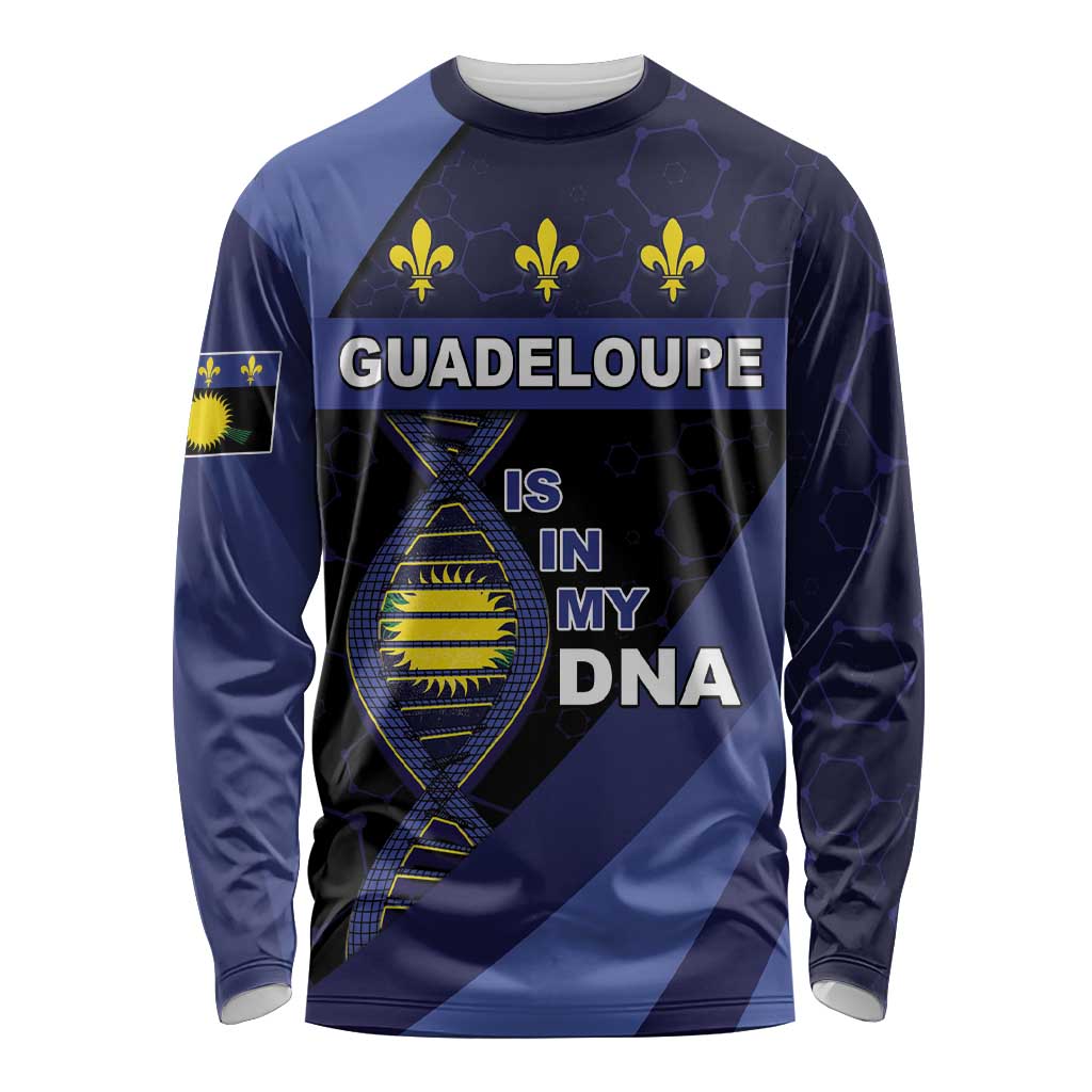 Guadeloupe Is In My DNA Long Sleeve Shirt - Wonder Print Shop