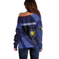 Guadeloupe Is In My DNA Off Shoulder Sweater - Wonder Print Shop