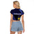 Guadeloupe Is In My DNA Raglan Cropped T Shirt - Wonder Print Shop