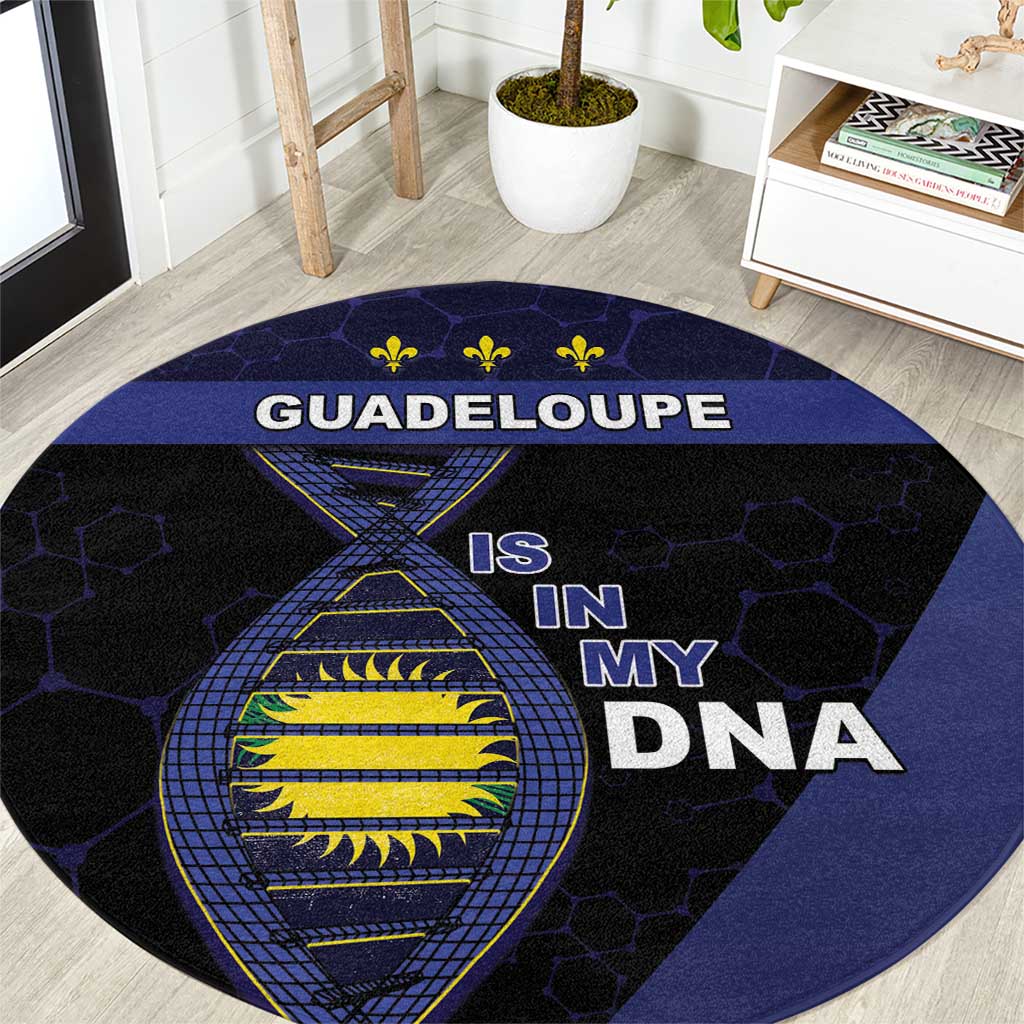 Guadeloupe Is In My DNA Round Carpet - Wonder Print Shop