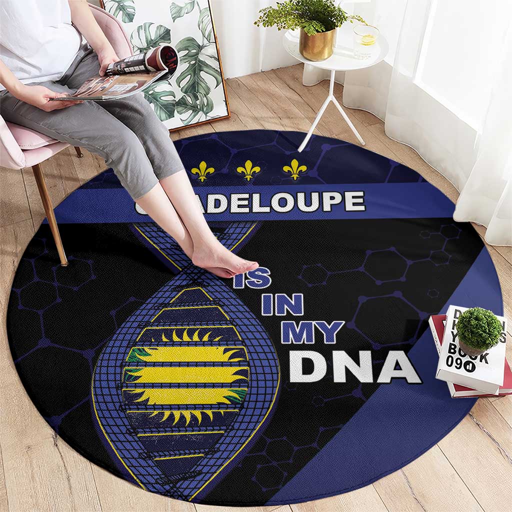 Guadeloupe Is In My DNA Round Carpet - Wonder Print Shop