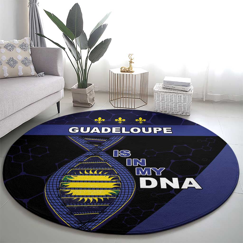 Guadeloupe Is In My DNA Round Carpet - Wonder Print Shop