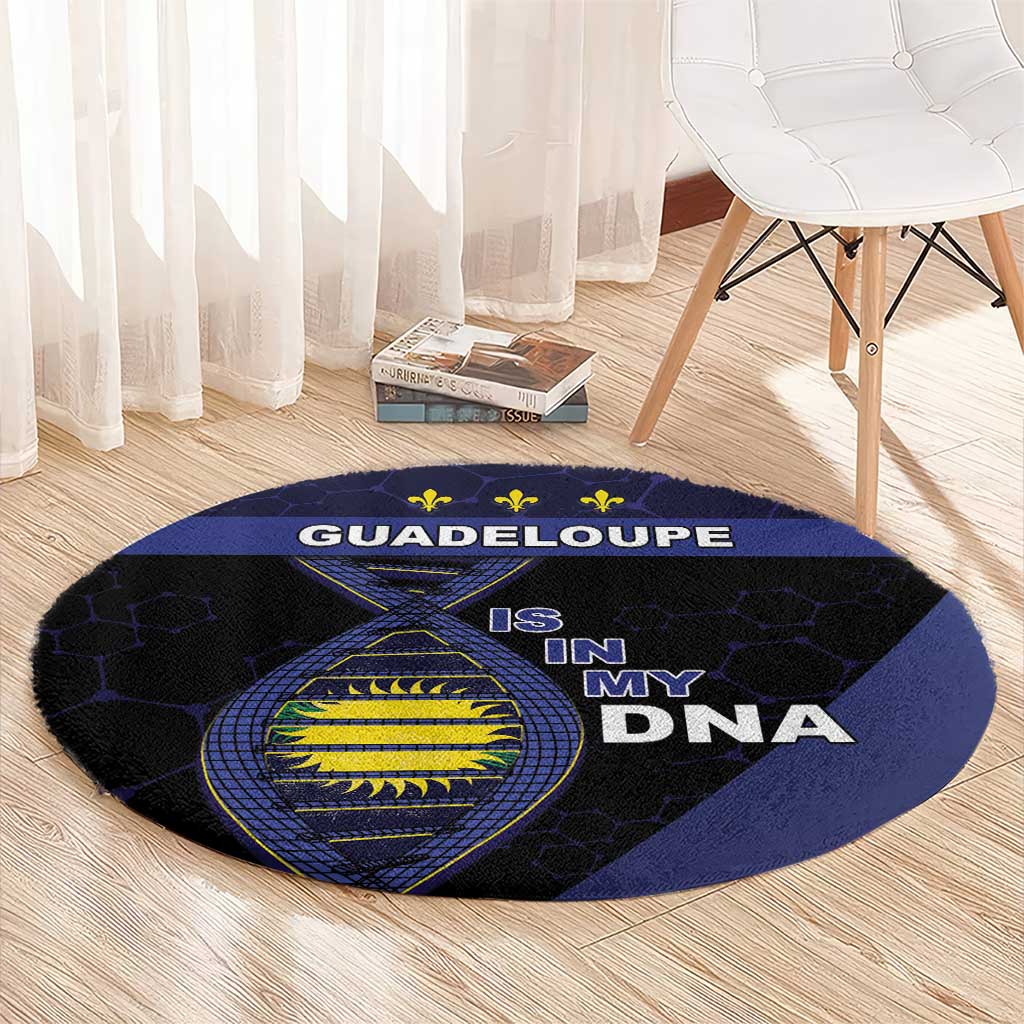 Guadeloupe Is In My DNA Round Carpet - Wonder Print Shop
