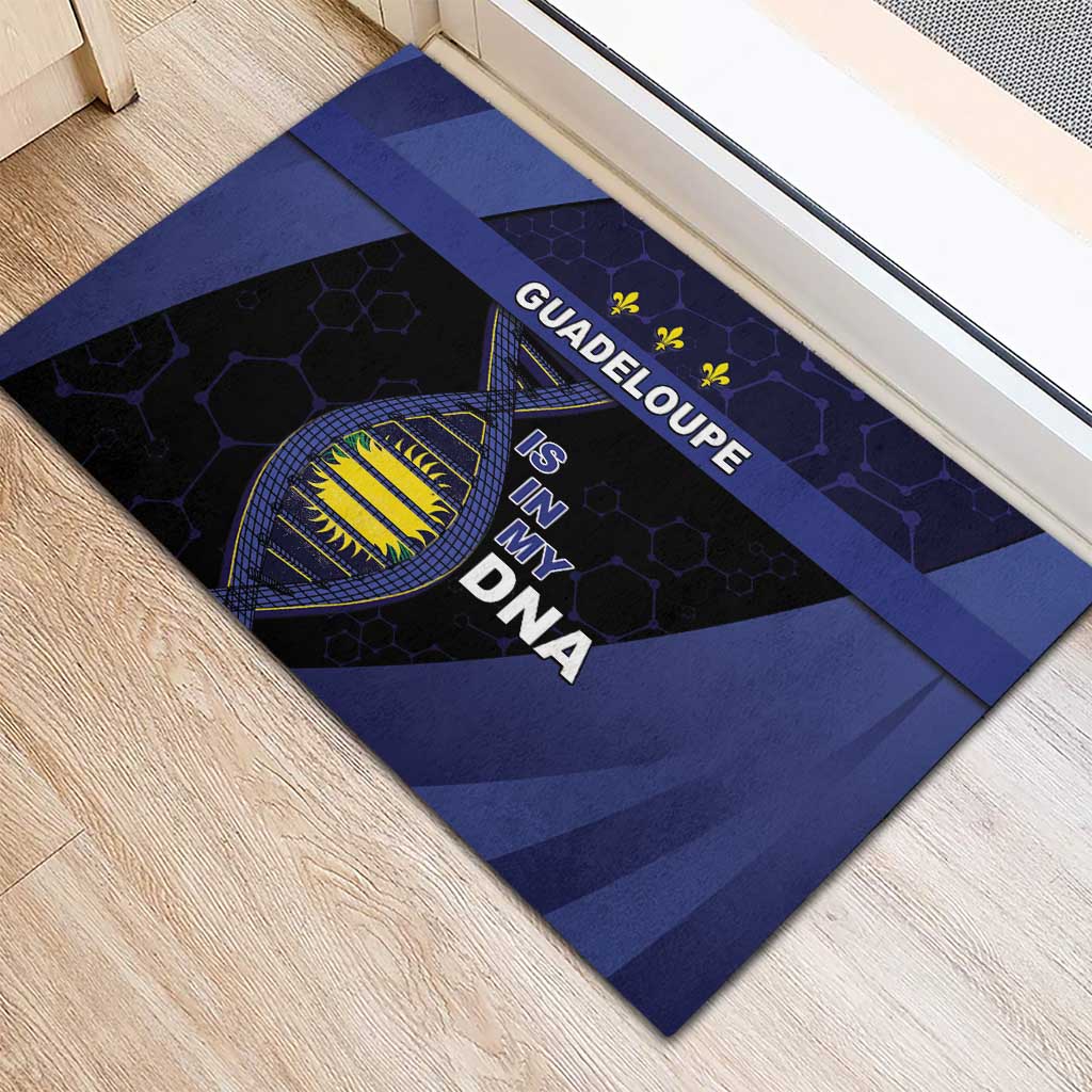 Guadeloupe Is In My DNA Rubber Doormat - Wonder Print Shop