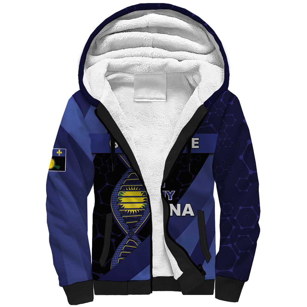 Guadeloupe Is In My DNA Sherpa Hoodie - Wonder Print Shop