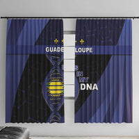Guadeloupe Is In My DNA Window Curtain - Wonder Print Shop