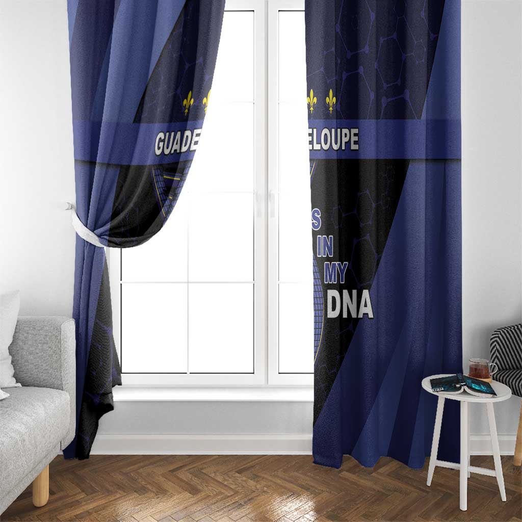 Guadeloupe Is In My DNA Window Curtain - Wonder Print Shop