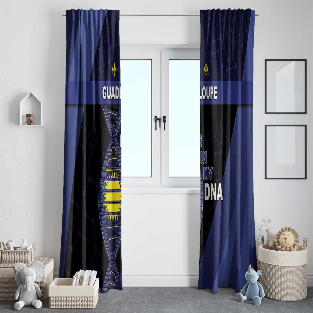 Guadeloupe Is In My DNA Window Curtain - Wonder Print Shop