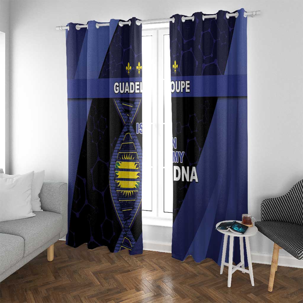 Guadeloupe Is In My DNA Window Curtain - Wonder Print Shop