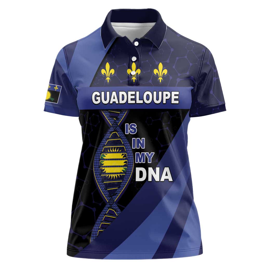 Guadeloupe Is In My DNA Women Polo Shirt - Wonder Print Shop