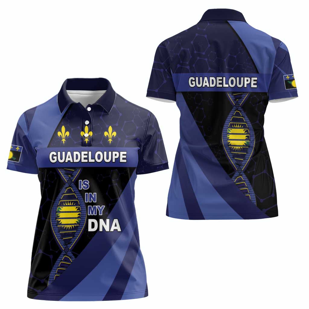 Guadeloupe Is In My DNA Women Polo Shirt - Wonder Print Shop