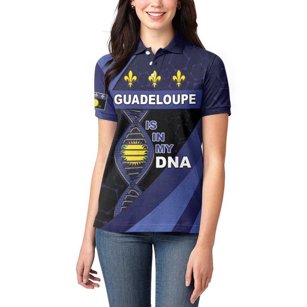 Guadeloupe Is In My DNA Women Polo Shirt - Wonder Print Shop