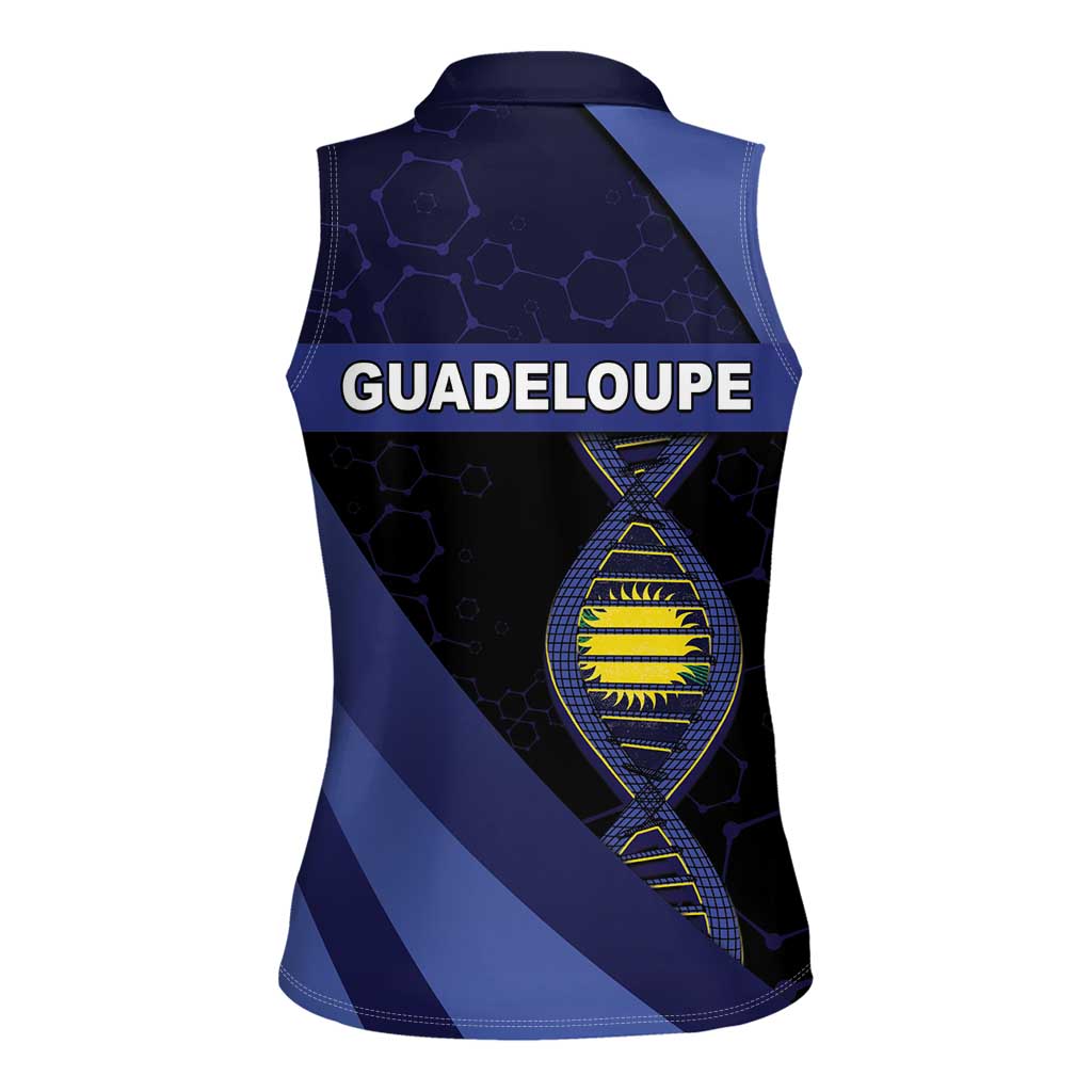 Guadeloupe Is In My DNA Women Sleeveless Polo Shirt - Wonder Print Shop