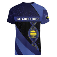 Guadeloupe Is In My DNA Women V-Neck T-Shirt - Wonder Print Shop