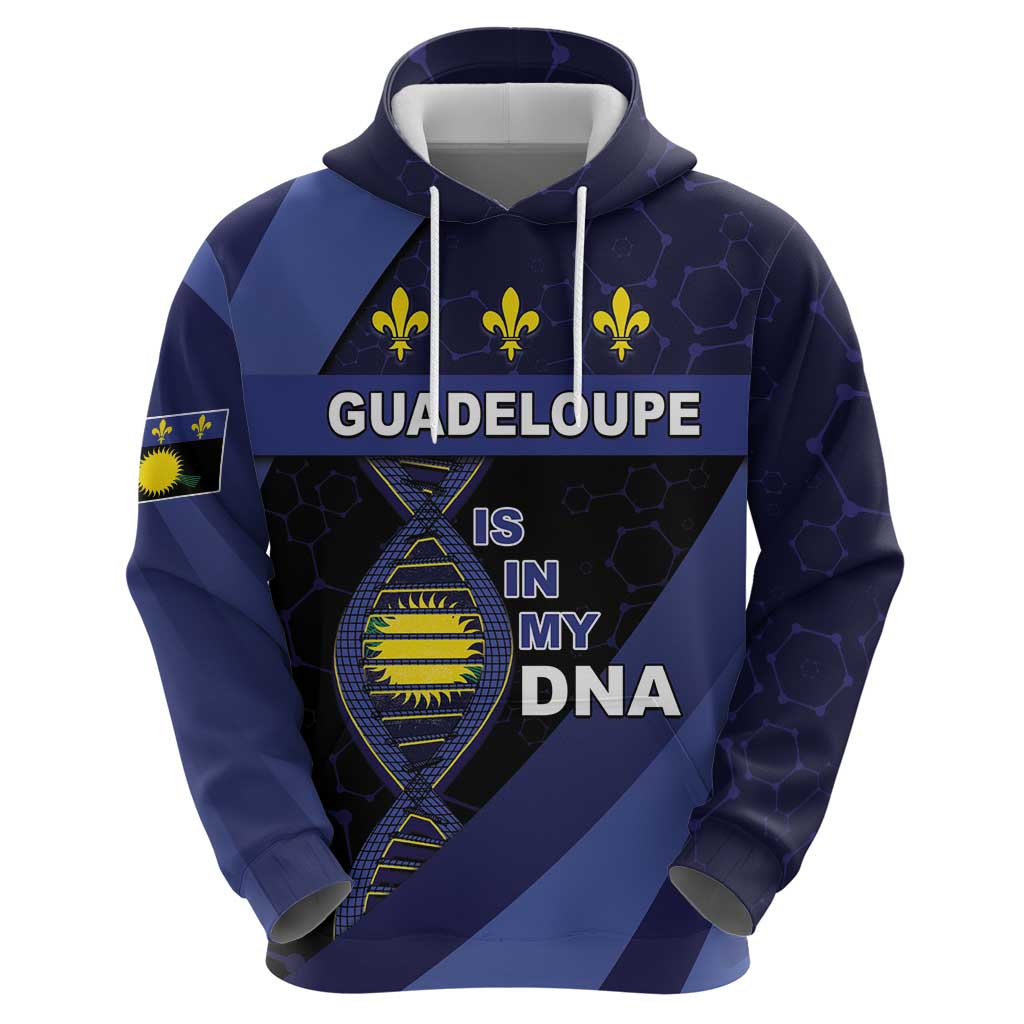 Guadeloupe Is In My DNA Zip Hoodie - Wonder Print Shop