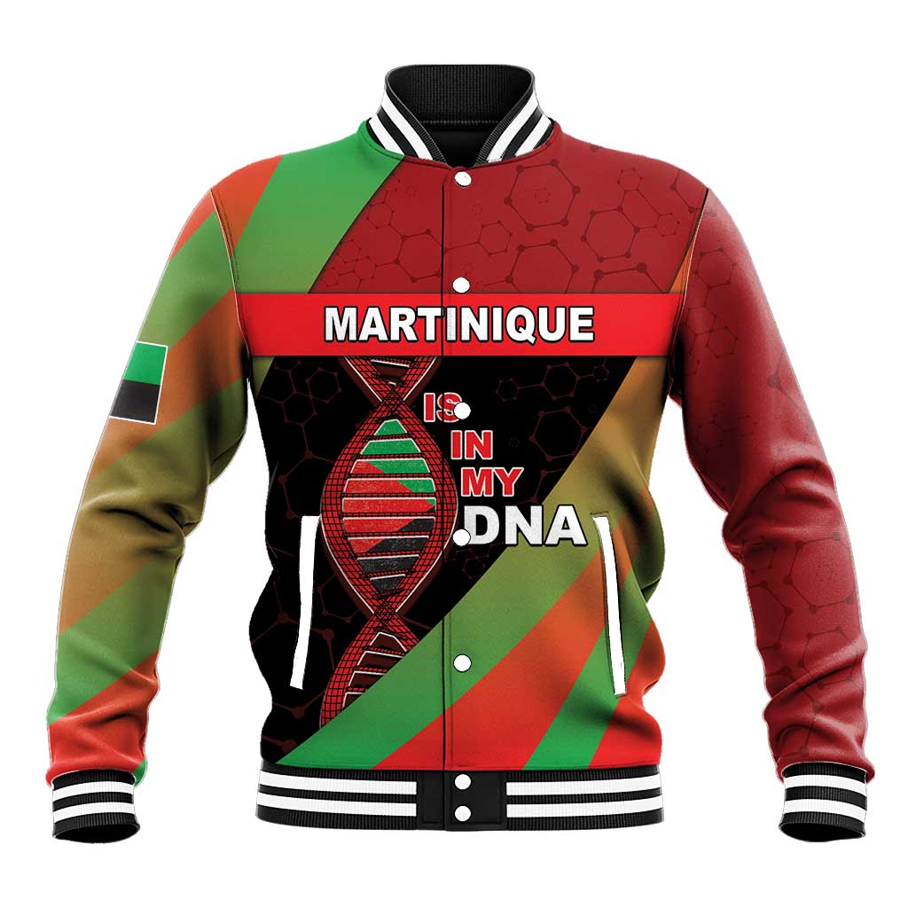 Martinique Is In My DNA Baseball Jacket - Wonder Print Shop