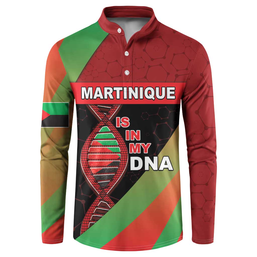 Martinique Is In My DNA Button Sweatshirt - Wonder Print Shop