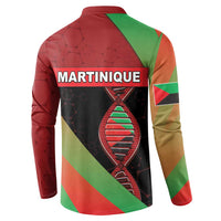 Martinique Is In My DNA Button Sweatshirt - Wonder Print Shop
