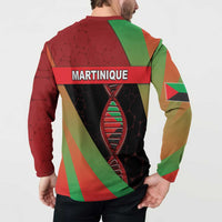 Martinique Is In My DNA Button Sweatshirt - Wonder Print Shop