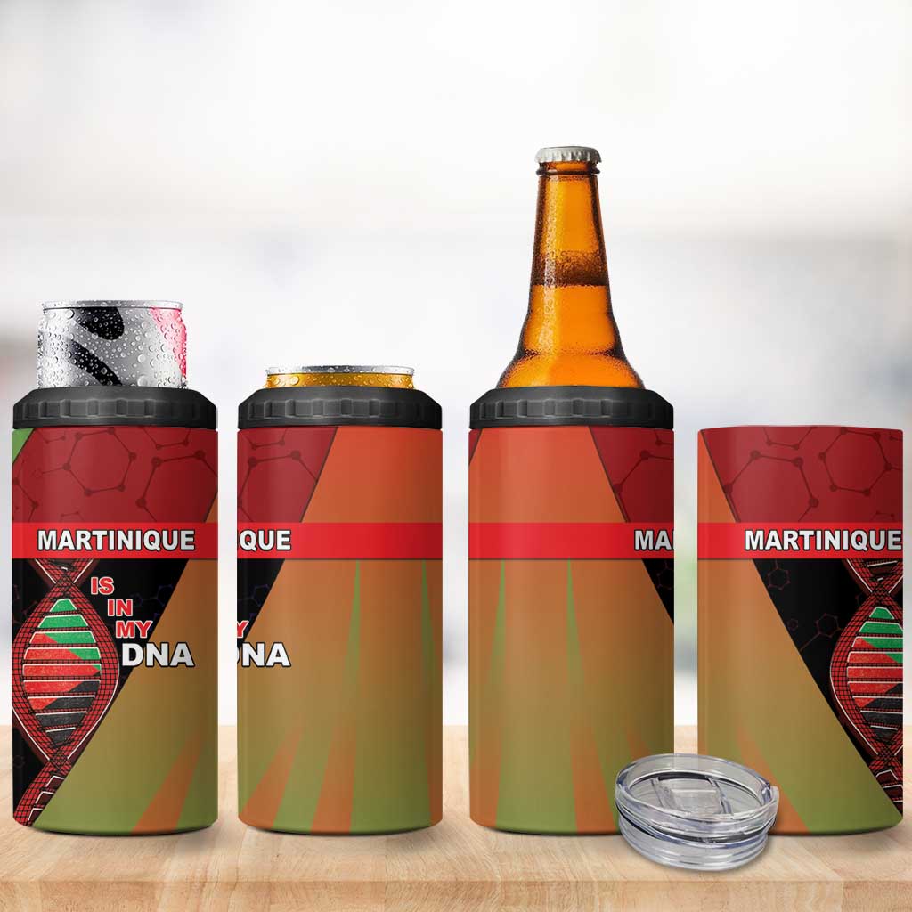 Martinique Is In My DNA 4 in 1 Can Cooler Tumbler - Wonder Print Shop