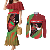 Martinique Is In My DNA Couples Matching Mermaid Dress and Long Sleeve Button Shirt - Wonder Print Shop