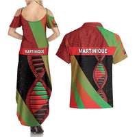 Martinique Is In My DNA Couples Matching Summer Maxi Dress and Hawaiian Shirt - Wonder Print Shop