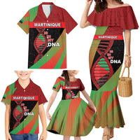 Martinique Is In My DNA Family Matching Mermaid Dress and Hawaiian Shirt - Wonder Print Shop