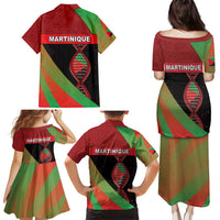Martinique Is In My DNA Family Matching Puletasi and Hawaiian Shirt - Wonder Print Shop