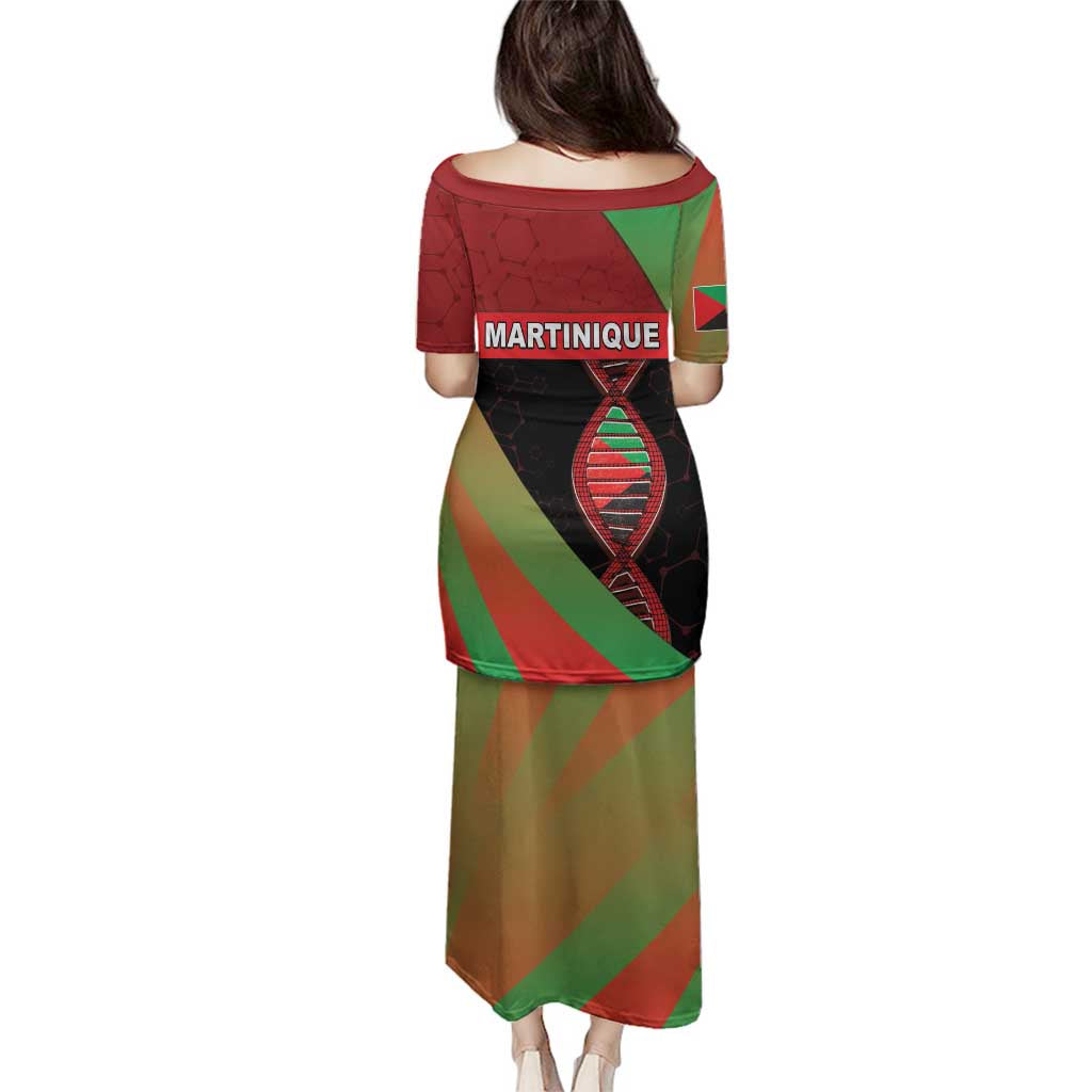 Martinique Is In My DNA Family Matching Puletasi and Hawaiian Shirt - Wonder Print Shop