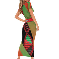 Martinique Is In My DNA Family Matching Short Sleeve Bodycon Dress and Hawaiian Shirt - Wonder Print Shop