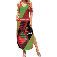 Martinique Is In My DNA Family Matching Summer Maxi Dress and Hawaiian Shirt - Wonder Print Shop