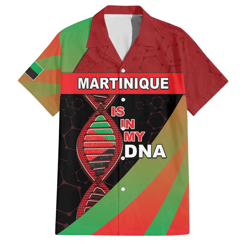 Martinique Is In My DNA Family Matching Tank Maxi Dress and Hawaiian Shirt - Wonder Print Shop