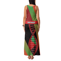Martinique Is In My DNA Family Matching Tank Maxi Dress and Hawaiian Shirt - Wonder Print Shop