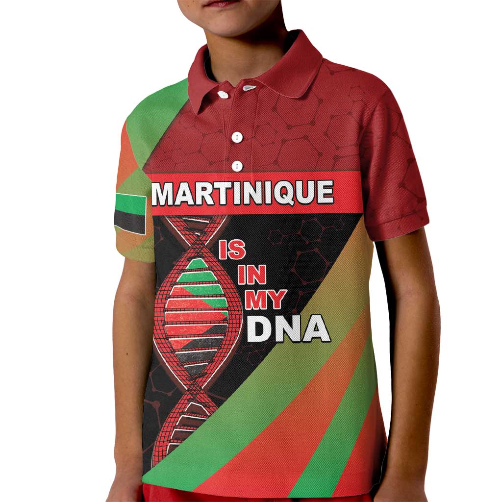 Martinique Is In My DNA Kid Polo Shirt - Wonder Print Shop