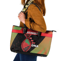 Martinique Is In My DNA Leather Tote Bag - Wonder Print Shop