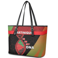 Martinique Is In My DNA Leather Tote Bag - Wonder Print Shop