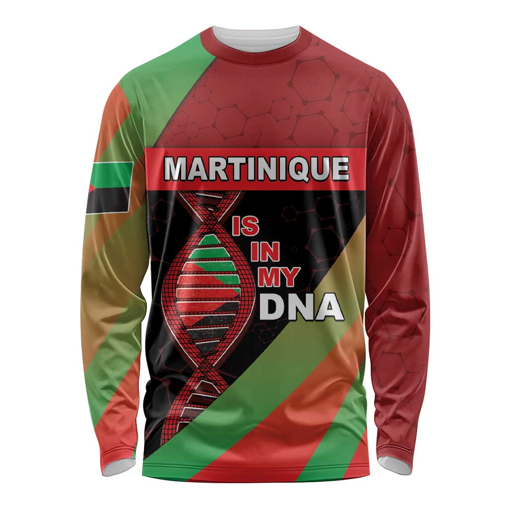 Martinique Is In My DNA Long Sleeve Shirt - Wonder Print Shop