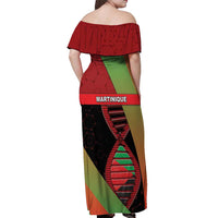 Martinique Is In My DNA Off Shoulder Maxi Dress - Wonder Print Shop