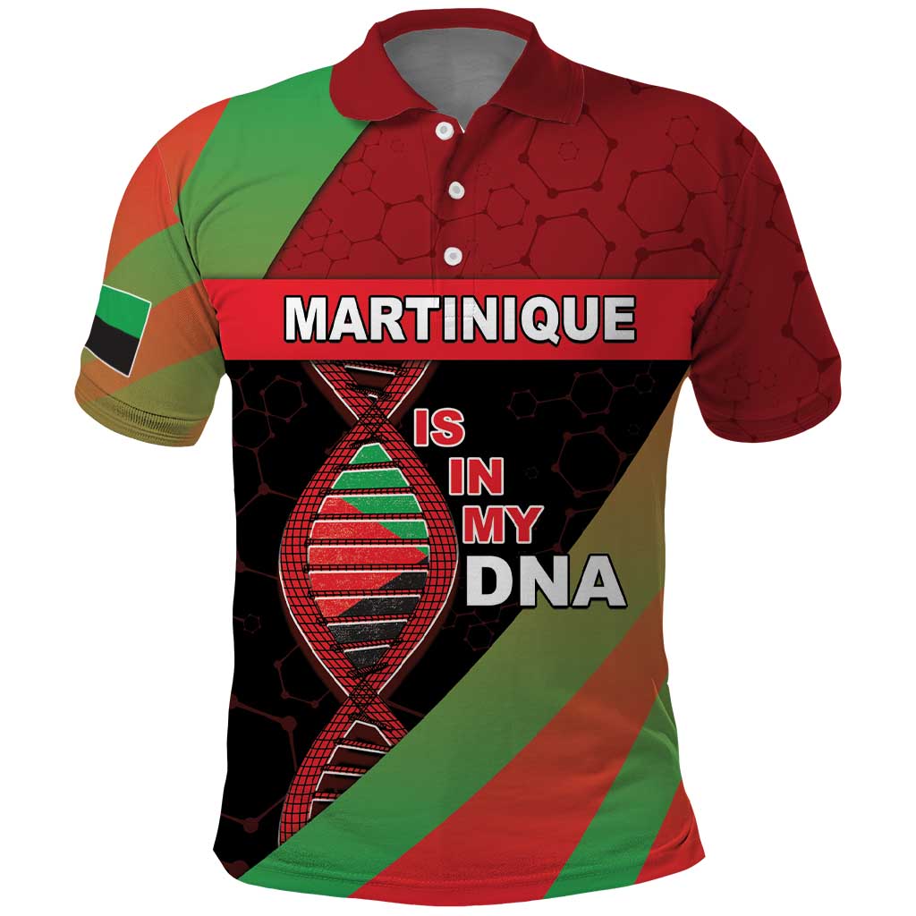 Martinique Is In My DNA Polo Shirt - Wonder Print Shop