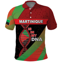 Martinique Is In My DNA Polo Shirt - Wonder Print Shop