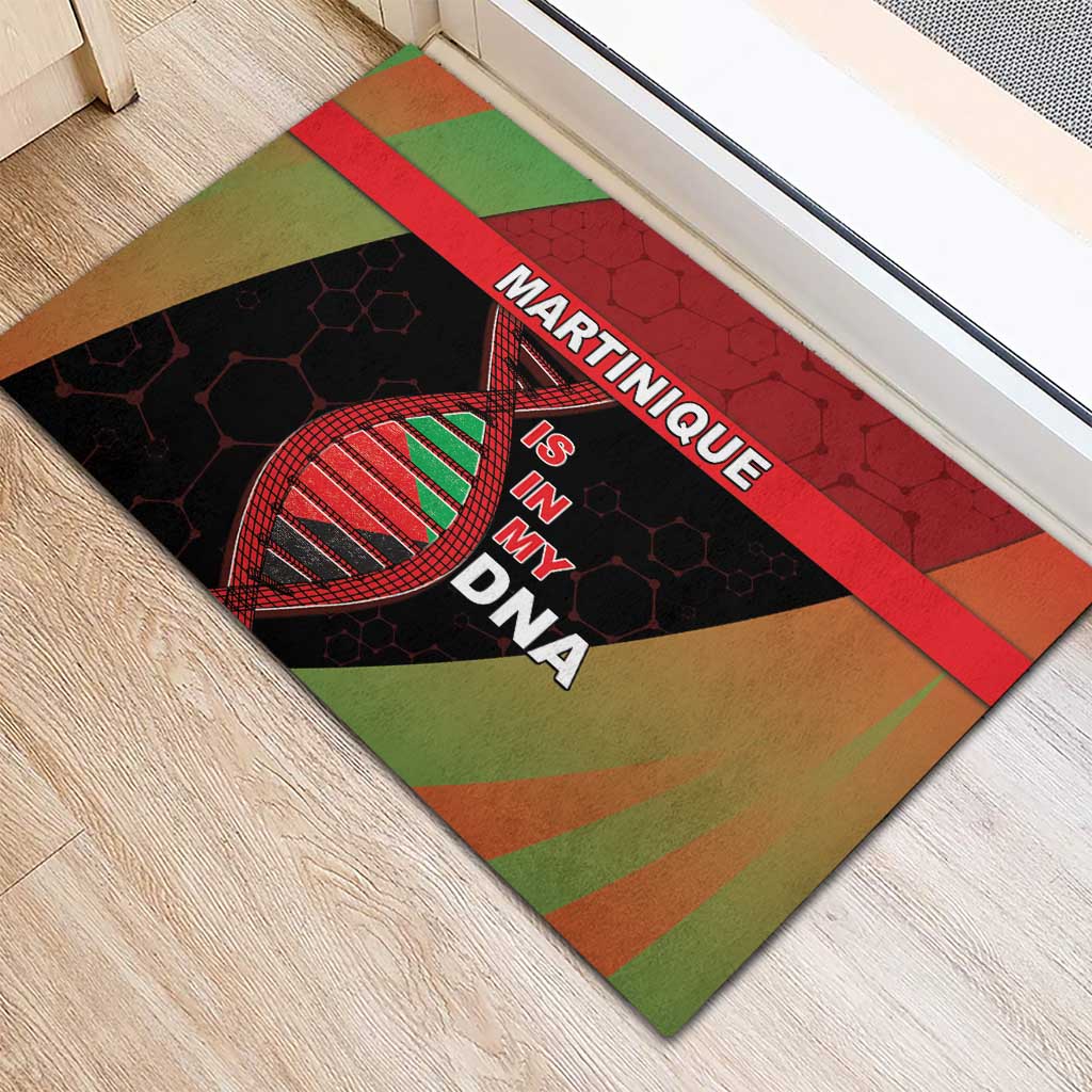 Martinique Is In My DNA Rubber Doormat - Wonder Print Shop