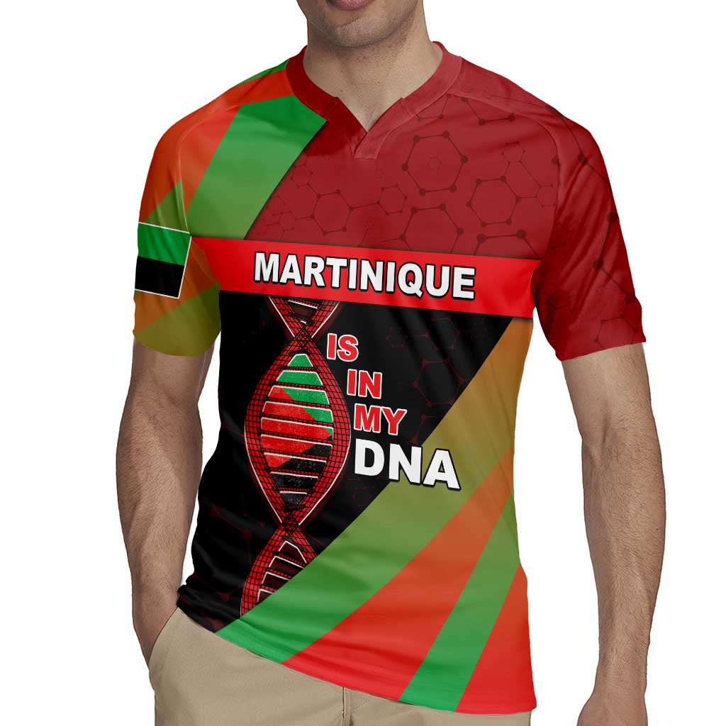 Martinique Is In My DNA Rugby Jersey - Wonder Print Shop