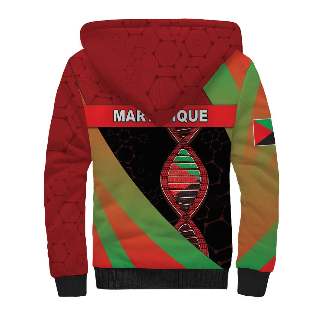 Martinique Is In My DNA Sherpa Hoodie - Wonder Print Shop