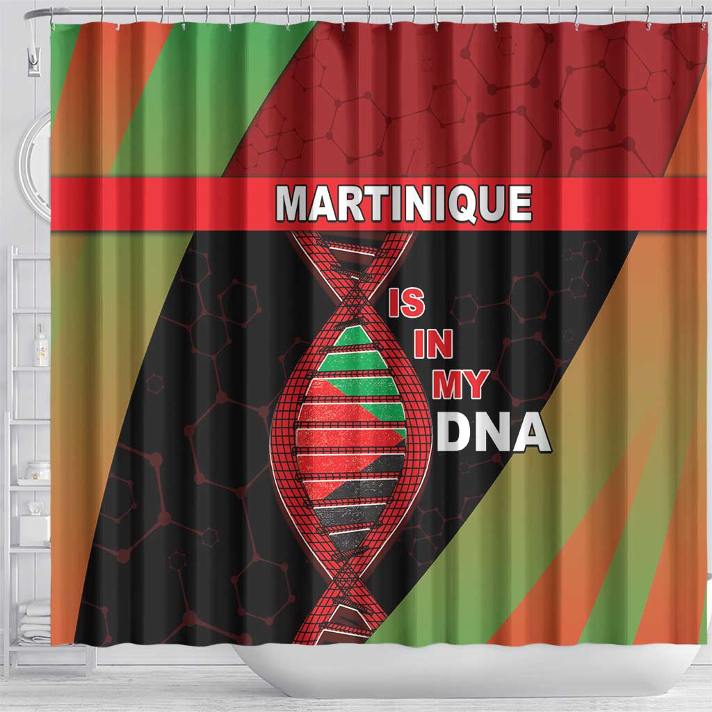 Martinique Is In My DNA Shower Curtain - Wonder Print Shop