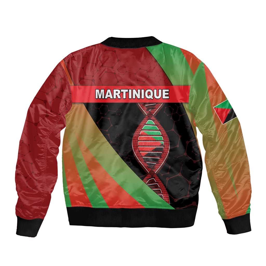 Martinique Is In My DNA Sleeve Zip Bomber Jacket - Wonder Print Shop