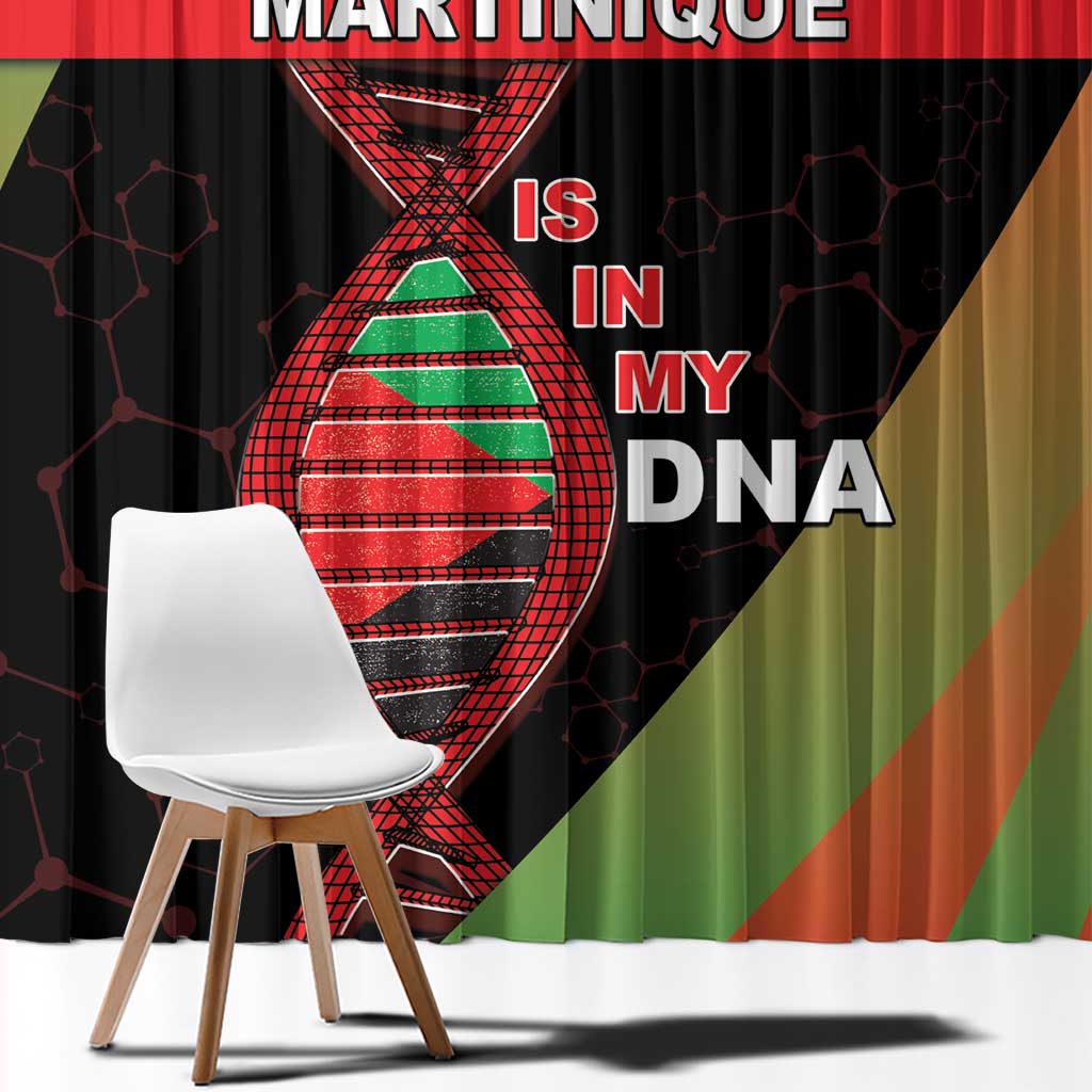 Martinique Is In My DNA Window Curtain - Wonder Print Shop