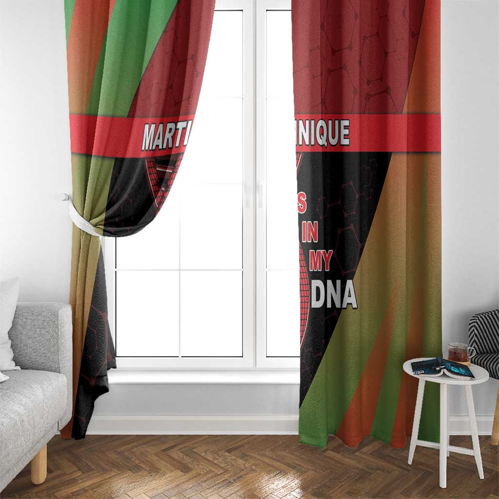 Martinique Is In My DNA Window Curtain - Wonder Print Shop