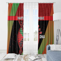 Martinique Is In My DNA Window Curtain - Wonder Print Shop