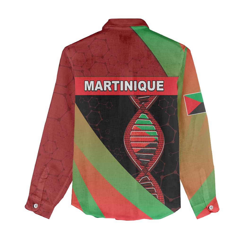 Martinique Is In My DNA Women Casual Shirt - Wonder Print Shop